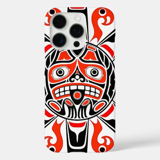 Haida sun Tlingit Stamm Kulturerbe Case-Mate iPhone Hülle (Rückseite)