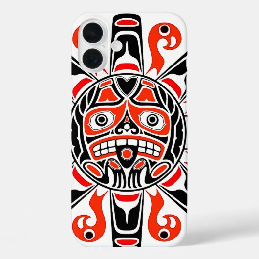 Haida sun Tlingit Stamm Kulturerbe Case-Mate iPhone Hülle (Rückseite)