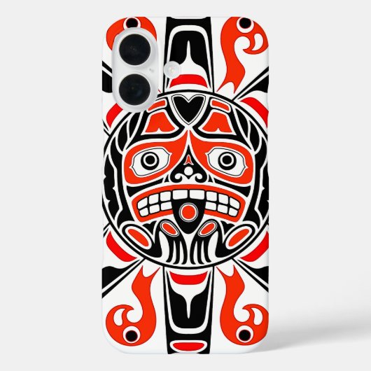 Haida sun Tlingit Stamm Kulturerbe Case-Mate iPhone Hülle (Rückseite)