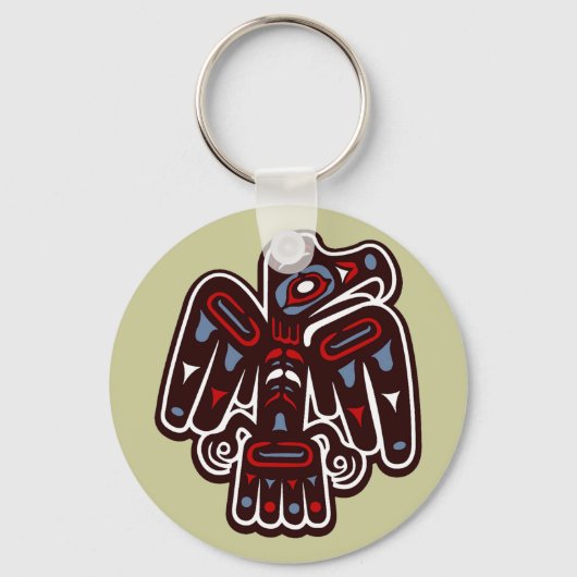 Haida Thunderbird Schlüsselanhänger (Vorderseite)