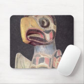 Haida-"Thunderbird" Statue (gemaltes Holz) Mousepad (Mit Mouse)