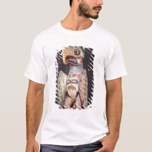 Haida-"Thunderbird" Statue (gemaltes Holz) T-Shirt