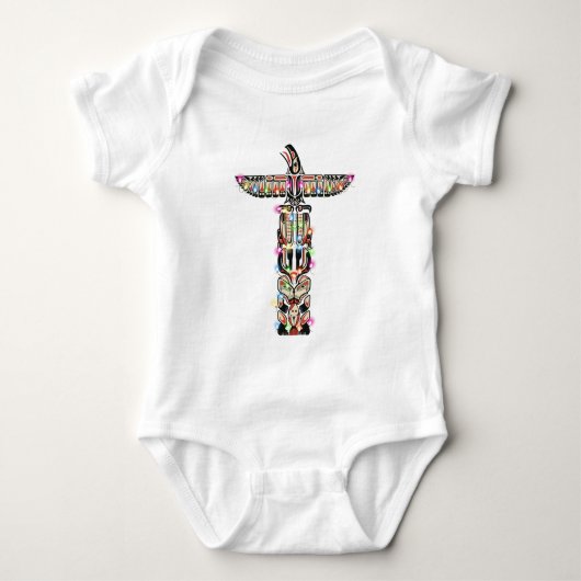 Haida Thunderbird Symbolism Haida Nation Native Baby Strampler (Vorderseite)