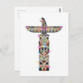 Haida Thunderbird Symbolism Haida Nation Native Postkarte (Vorne/Hinten)