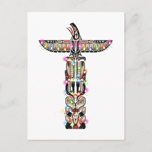 Haida Thunderbird Symbolism Haida Nation Native Postkarte (Vorderseite)