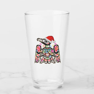 Haida Thunderbird Symbolismus Ornament Ziel Christ Glas