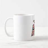 Haida Thunderbird Symbolismus Ornament Ziel Christ Kaffeetasse (Links)