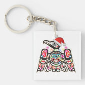 Haida Thunderbird Symbolismus Ornament Ziel Christ Schlüsselanhänger (Vorderseite)