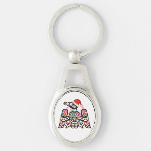Haida Thunderbird Symbolismus Ornament Ziel Christ Schlüsselanhänger