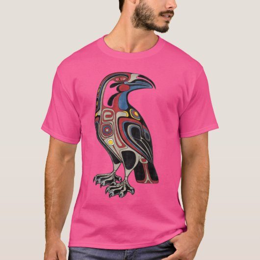 Haida Tlingit Native Rabe 1 T-Shirt (Vorderseite)