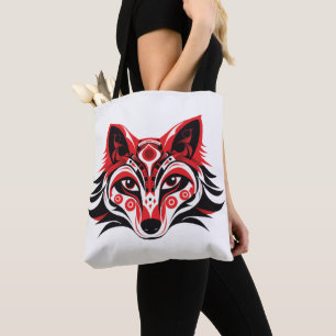 Haida Tlingit Native Totem Wolf Tasche