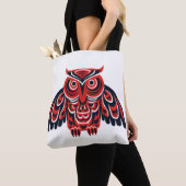 Haida Tlingit Uhu Tasche (Von Nahem)