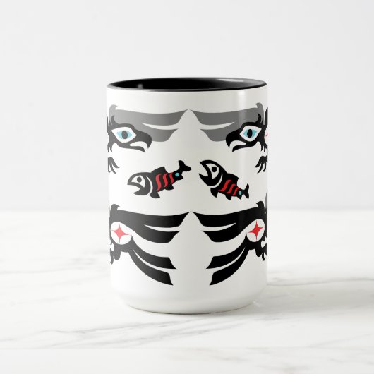 Haida - Tlingitart Eagle-Fest Tasse (Zentrum)
