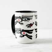 Haida - Tlingitart Eagle-Fest Tasse (Vorderseite Links)