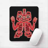Haida Totem Design Mousepad (Mit Mouse)