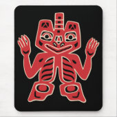 Haida Totem Design Mousepad (Vorne)