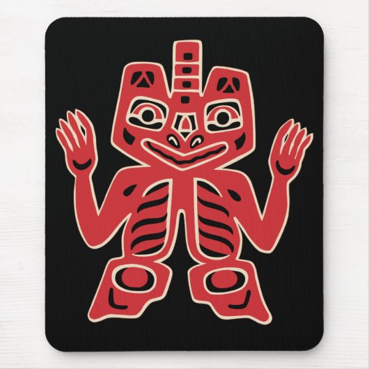 Haida Totem Design Mousepad (Vorne)