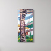 Haida Totem | Emily Carr | Leinwanddruck (Vorderseite)