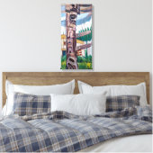 Haida Totem | Emily Carr | Leinwanddruck (Insitu (Schlafzimmer))