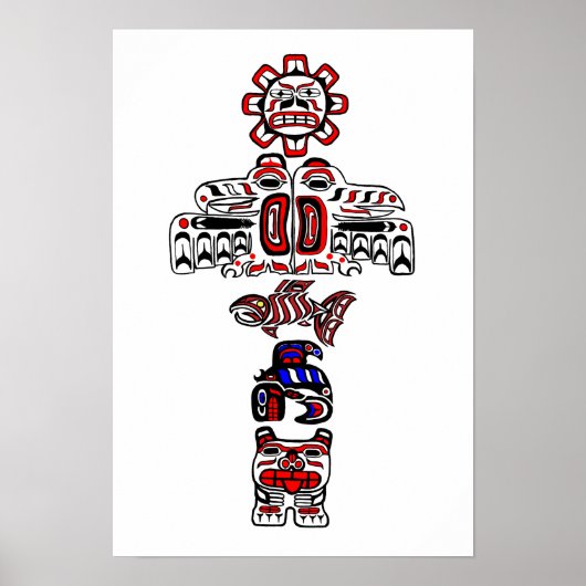 Haida Totem Poster (Vorne)