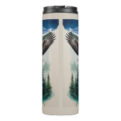 Haida Totem und Bald Eagle Thermosbecher (Rückseite)