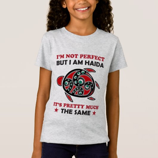 Haida Turtle Haida Erster Nationalstolz T-Shirt (Vorderseite)