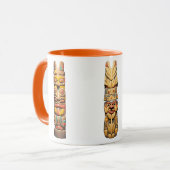 Haida Visionquest J #222 - Tribal Totem Kaffee Tas Tasse (Vorderseite Links)