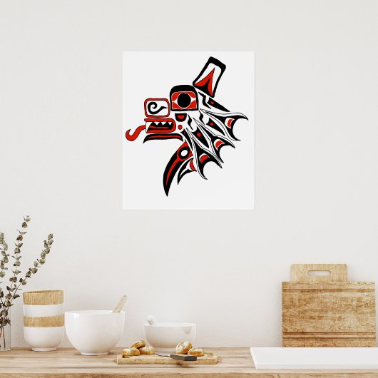 Haida Wolf 2012 Poster (Küche)