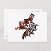 Haida Wolf 2012 Postkarte (Vorne/Hinten)