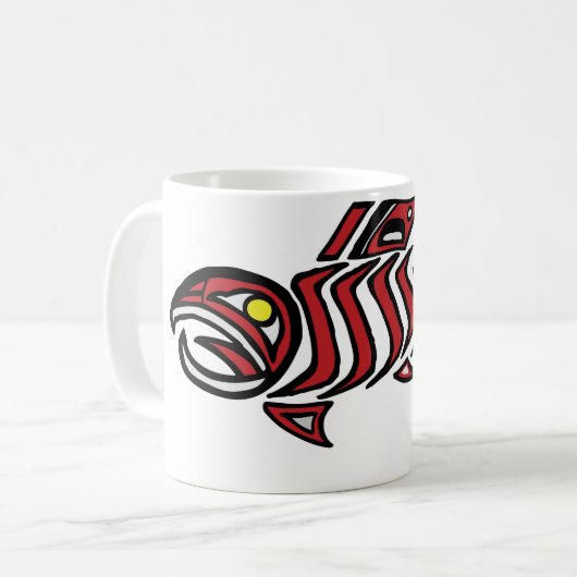 Haidalachse Kaffeetasse (Vorderseite Links)