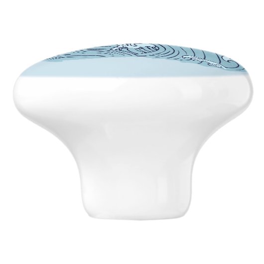 Haidarstellung Keramikknauf (Seitenansicht)