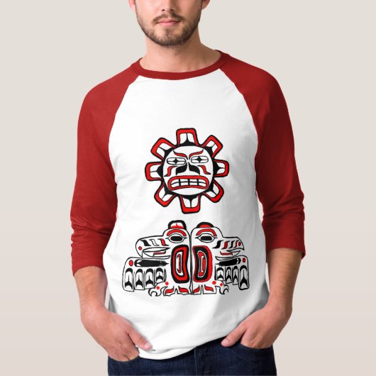 Haidasonne Vögel T-Shirt (Vorderseite)