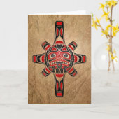 Haidasun-Maske Karte (Gelbe Blume)