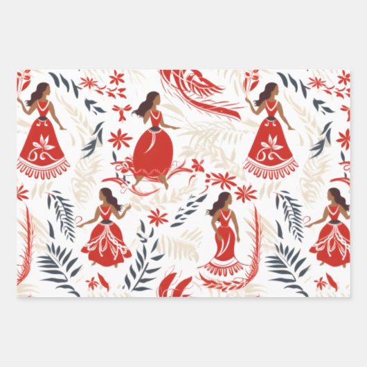 Haidpapier Geschenkpapier Set (Vorderseite 2)