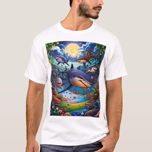 Haie: Ankommen T-Shirt (Vorderseite)