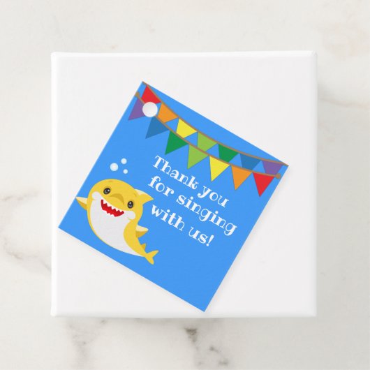 Haie Blauer Ozean Geburtstag Geschenkanhänger (Beispiel)