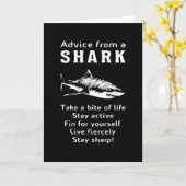 Haie Fisch Meereshai Fisch Fisch Ozean Funny Gift Karte (Gelbe Blume)