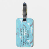 Haie! Gepäckmarke Gepäckanhänger (Rückseite vertikal)