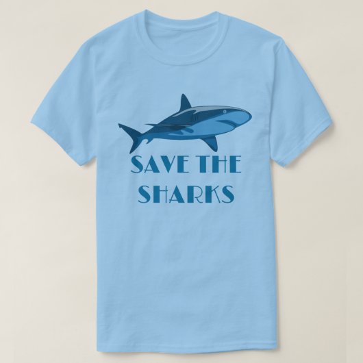 Haie gerettet T-Shirt (Design vorne)