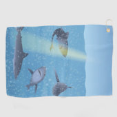 Haie Golfhandtuch (Horizontal)