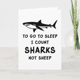 Haie Hai Flossen Fisch Meer Ozean Cool Lustiges Ge Karte