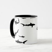 Haie Hammerhead und andere Tasse (Vorderseite Links)