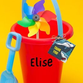 Haie im verschleierten Kind zum Geburtstag Geschenkanhänger