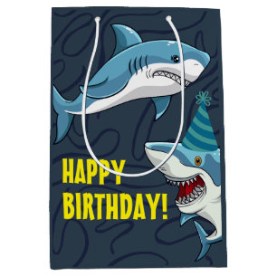 Haie im verschleierten Kind zum Geburtstag Mittlere Geschenktüte