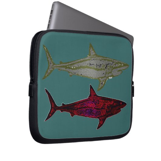 Haie Laptopschutzhülle (Vorne Rechts)