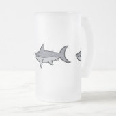 Haie Mattglas Bierglas (VorderseiteRechts)