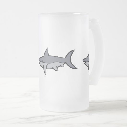 Haie Mattglas Bierglas (VorderseiteRechts)