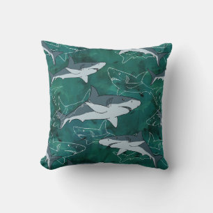 Haie, Meere, Meer, Fische, Raubfische, Tiere, Kief Kissen