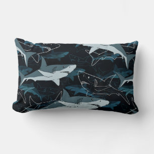 Haie, Meere, Meer, Fische, Raubfische, Tiere, Kief Lendenkissen