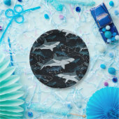 Haie, Meere, Meer, Fische, Raubfische, Tiere, Kief Pappteller (Party)